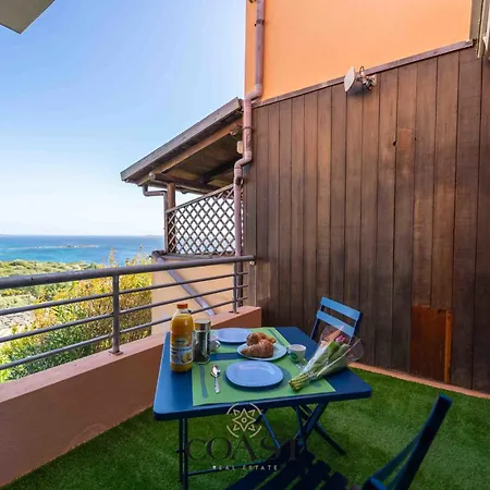 アパート Blueskyline- Vista Mare, Doccia Idromassaggio, A/c オルビア