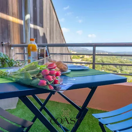 Blue Skyline | Sea View Terrace In Portisco Apartment