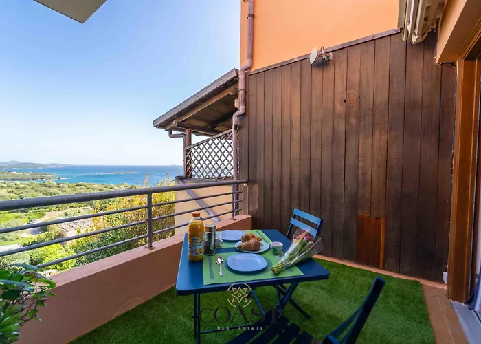 アパート Blueskyline- Vista Mare, Doccia Idromassaggio, A/c オルビア